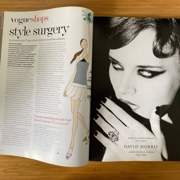 British Vogue, August 2007 Vol.173 ft. Drew Barrymore - Picture 3 of 4